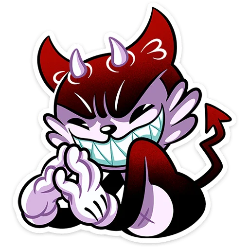 😈 Стикер «Кот Джо - без глитч эффектов» для Telegram