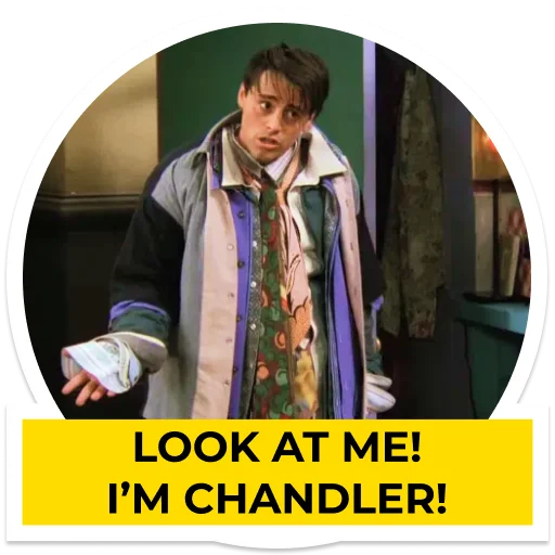 😛 Стикер «Joey Tribbiani» для Telegram