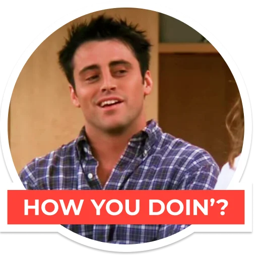 😕 Стикер «Joey Tribbiani» для Telegram