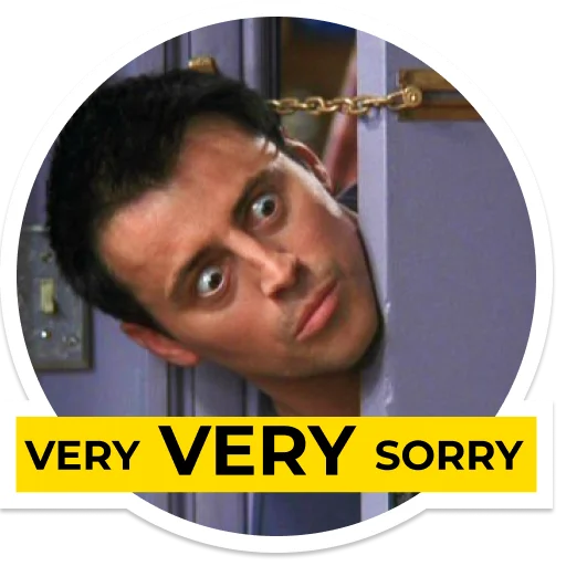 😳 Стикер «Joey Tribbiani» для Telegram