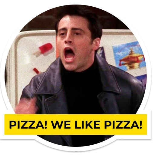 🍕 Стикер «Joey Tribbiani» для Telegram