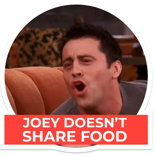 😡 Стикер «Joey Tribbiani» для Telegram