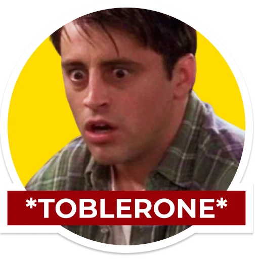 🍫 Стикер «Joey Tribbiani» для Telegram