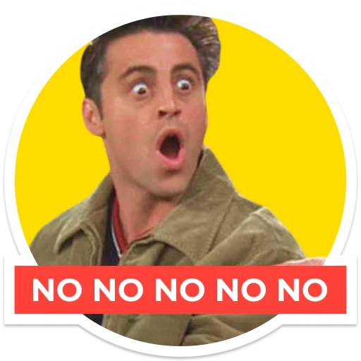 😳 Стикер «Joey Tribbiani» для Telegram