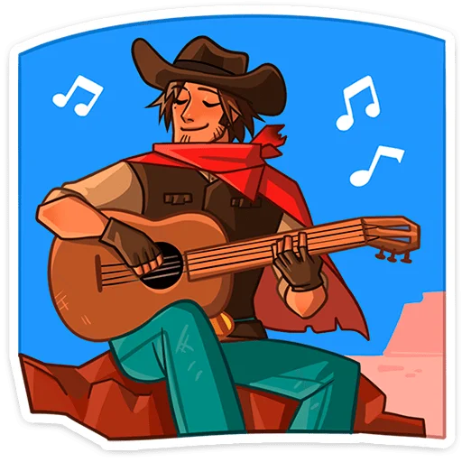 ⭐ Стикер «Джон и Хуан» для Telegram