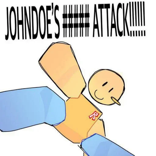 🙂 Стикер «John Doe» для Telegram