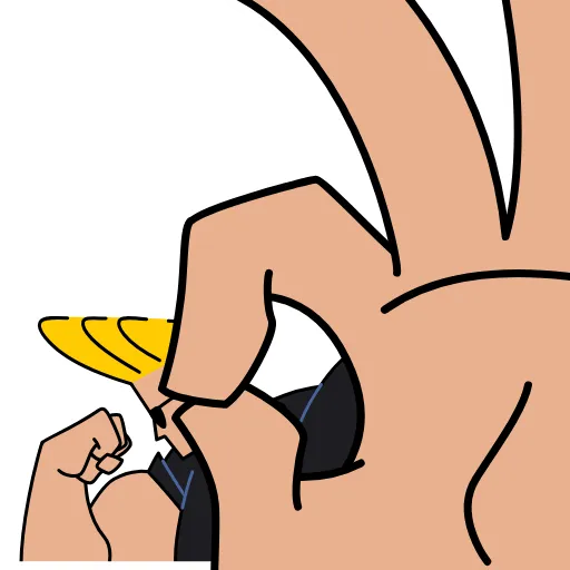 👌 Стикер «Johnny Bravo» для Telegram