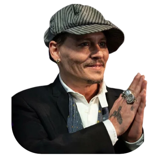 🙏 Стикер «Johnny Depp» для Telegram