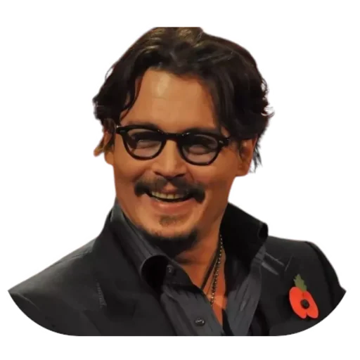 😄 Стикер «Johnny Depp» для Telegram