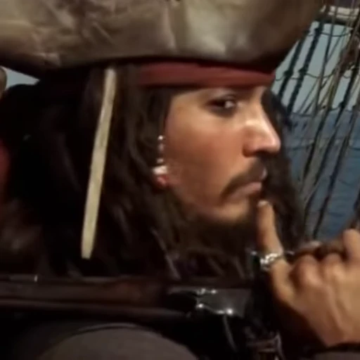 ⚔ Стикер «Johnny Depp» для Telegram