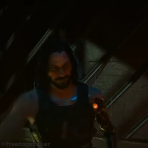 🫡 Стикер «Johnny Silverhand» для Telegram