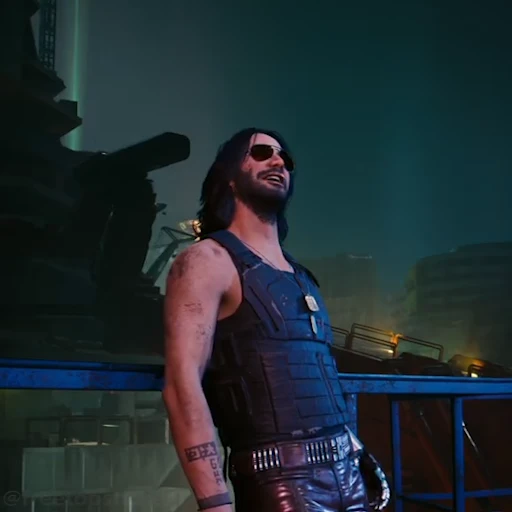 😏 Стикер «Johnny Silverhand» для Telegram