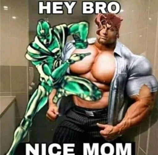 😘 Стикер «Jojo cringe» для Telegram