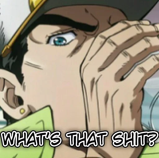 🤨 Стикер «JJBA» для Telegram