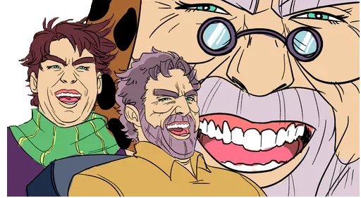 😂 Стикер «JJBA» для Telegram