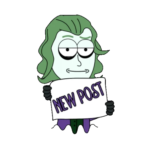 📯 Стикер «Joker Джокер» для Telegram