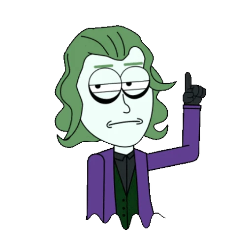 ☝️ Стикер «Joker Джокер» для Telegram