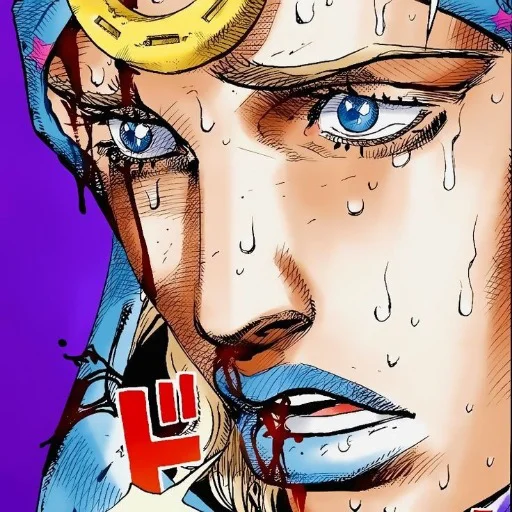 🟦 Стикер «Johnny Joestar Джонни Джостар» для Telegram