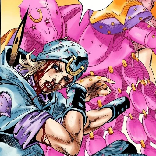 🟦 Стикер «Johnny Joestar Джонни Джостар» для Telegram