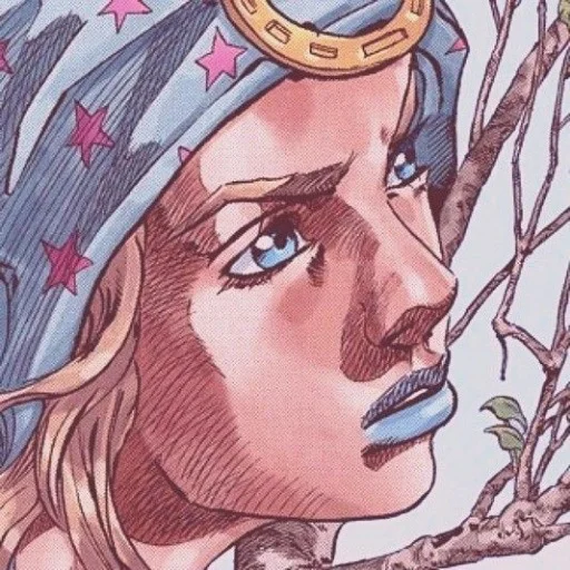 🟦 Стикер «Johnny Joestar Джонни Джостар» для Telegram