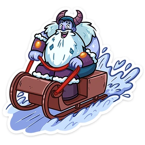 🛷 Стикер «Йоту» для Telegram