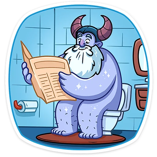 🚽 Стикер «Йоту» для Telegram