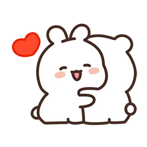 ❤️ Стикер «Joy and Boo» для Telegram