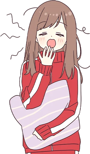 😴 Стикер «Jersey Chan BIG Pt.1» для Telegram