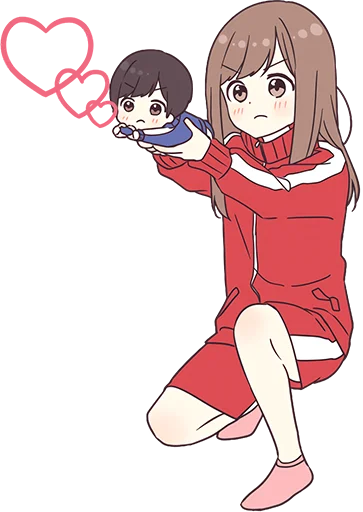 ❤️ Стикер «Jersey Chan BIG Pt.1» для Telegram