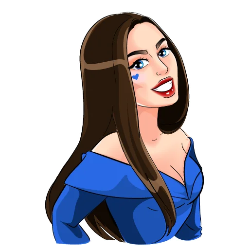 Стикерпак Miss JuliaDates? для Telegram — скачать