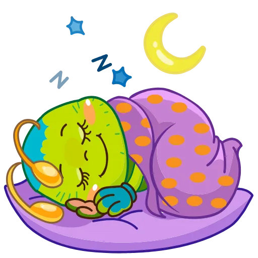 😴 Стикер «Julia The Caterpillar» для Telegram
