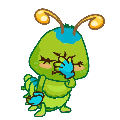 🤦‍♀️ Стикер «Julia The Caterpillar» для Telegram