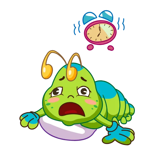 ⏰ Стикер «Julia The Caterpillar» для Telegram