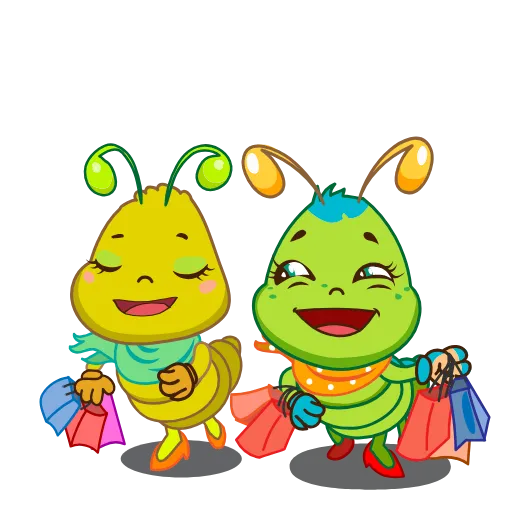 🛍 Стикер «Julia The Caterpillar» для Telegram