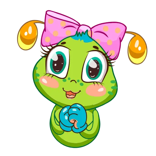 🤩 Стикер «Julia The Caterpillar» для Telegram