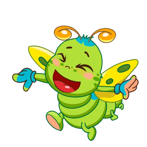 🧚‍♀️ Стикер «Julia The Caterpillar» для Telegram