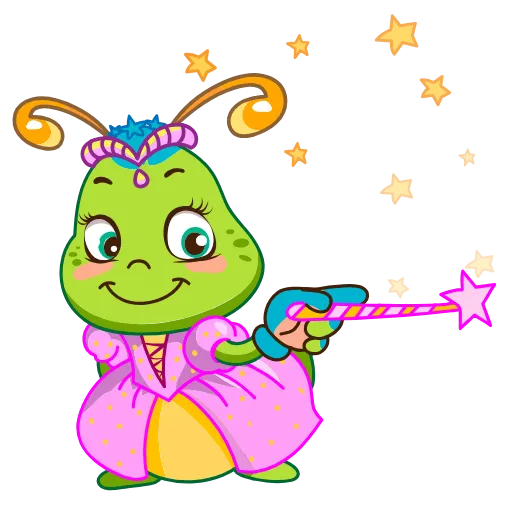 🧙‍♀️ Стикер «Julia The Caterpillar» для Telegram
