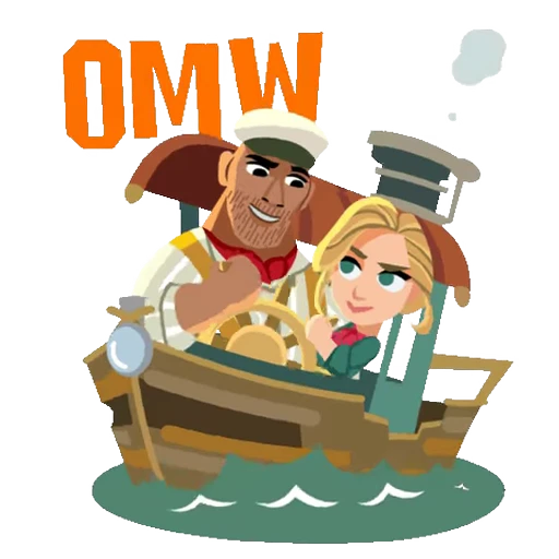 😊 Стикер «Jungle Cruise» для Telegram