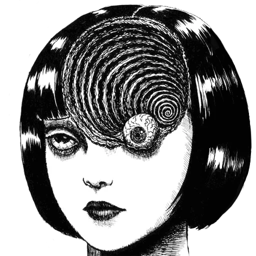 Стикерпак Junji Ito Дзюндзи Ито для Telegram — скачать