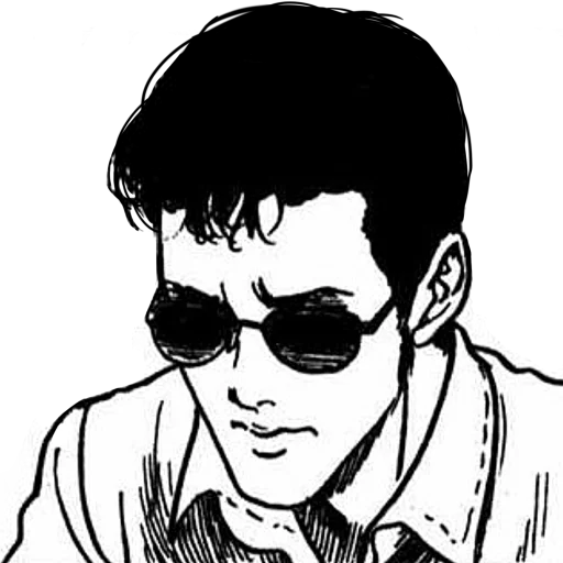 😎 Стикер «Дзюндзи Ито» для Telegram