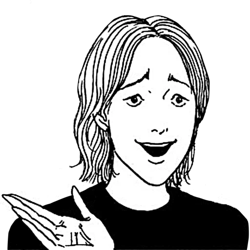 😊 Стикер «Дзюндзи Ито» для Telegram