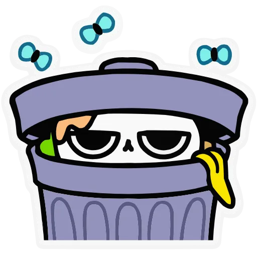🗑 Эмодзи «Кот как кот» для Telegram