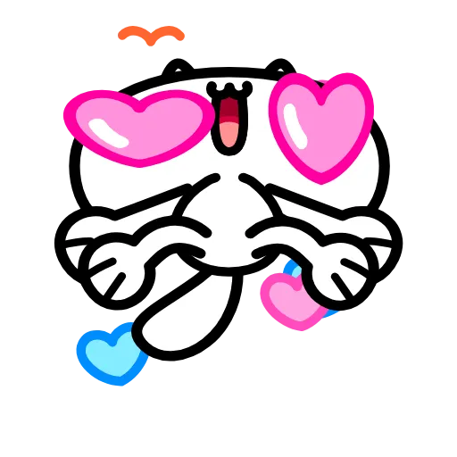 🥰 Эмодзи «Кот как кот» для Telegram