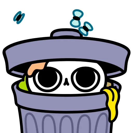 🗑 Эмодзи «Кот как кот» для Telegram
