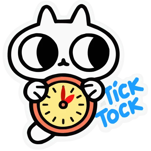 ⏳ Эмодзи «Кот как кот» для Telegram