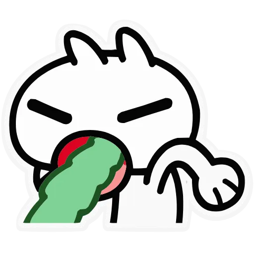 🤮 Эмодзи «Кот как кот» для Telegram