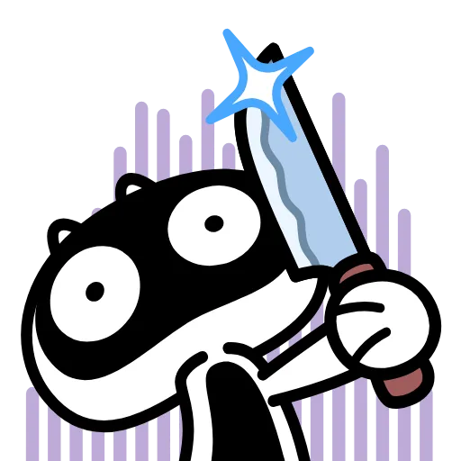 🤩 Стикер «Кот как кот» для Telegram