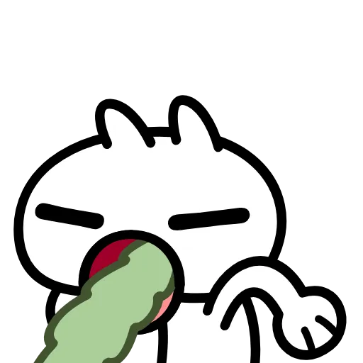 🤩 Стикер «Кот как кот» для Telegram