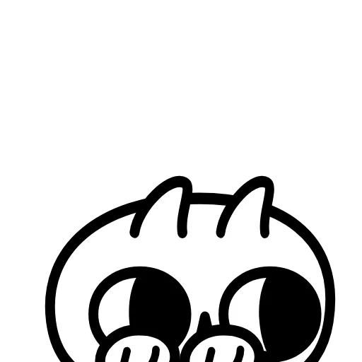 🤩 Стикер «Кот как кот» для Telegram