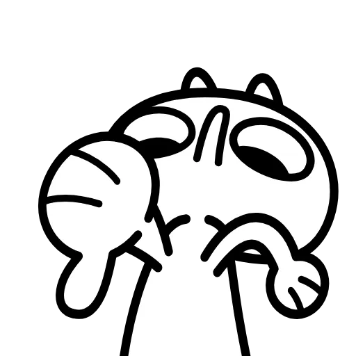 🤩 Стикер «Кот как кот» для Telegram